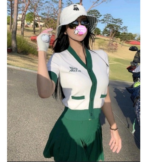 말본 골프웨어 버킷 Golf is Life 가디건 (WOMAN)