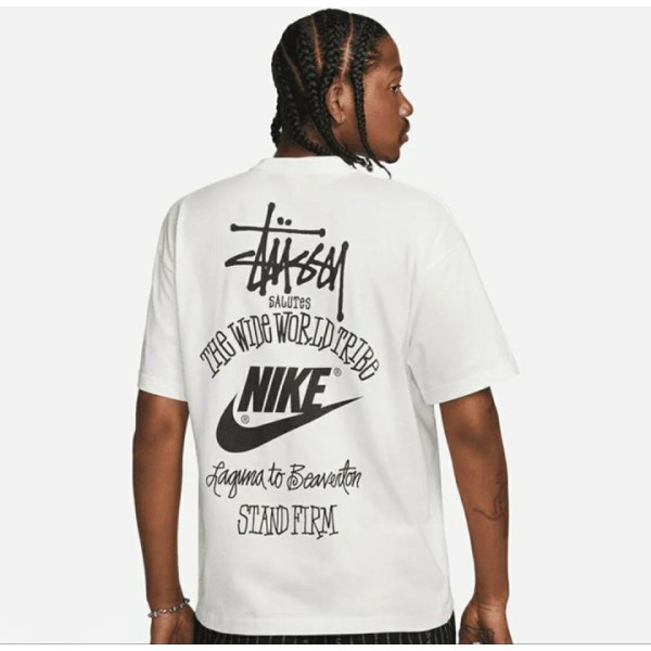 [NIKE x STUSSY] 나이키 x 스투시 23SS 더 와이드 월드 트라이브 반팔티 - 수입-레플리카 사이트 쇼핑몰