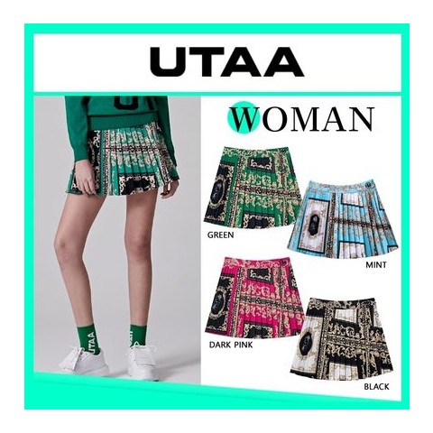 UTAA 유타 골프 블렌드 버킹엄 쇼트 스커트 (WOMEN)