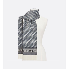 디올 오블리크 캐시미어 테슬 머플러