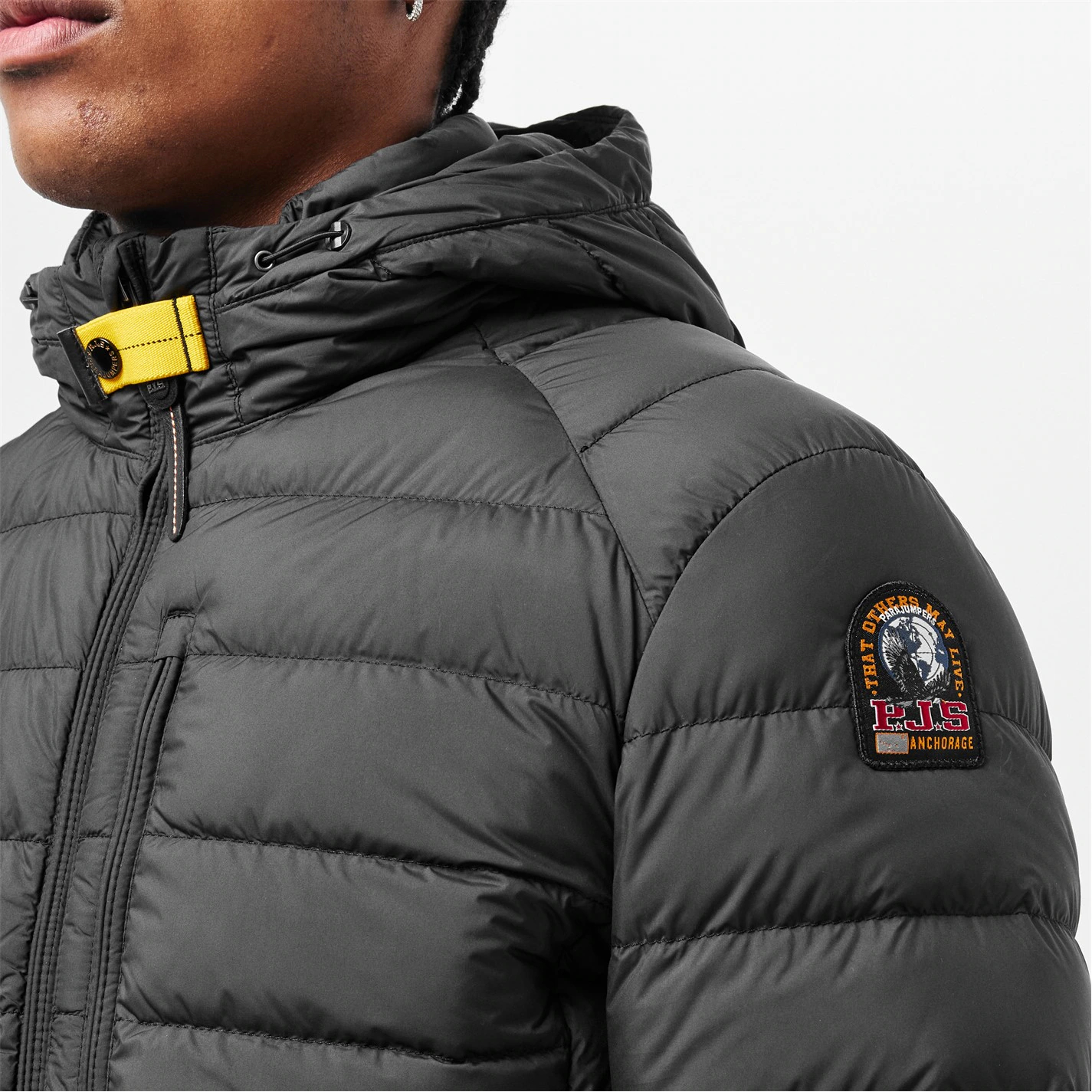 파라점퍼스 PJS 슬리브 로고 라스트 미니트 라이트웨스트 경량 다운패딩 - 2 Color