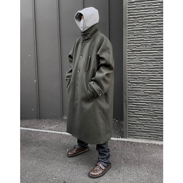 21버전 언더마이카 마제인 멀티 버튼 오버사이즈 울 코트 - 3 Color-레플리카 사이트 쇼핑몰