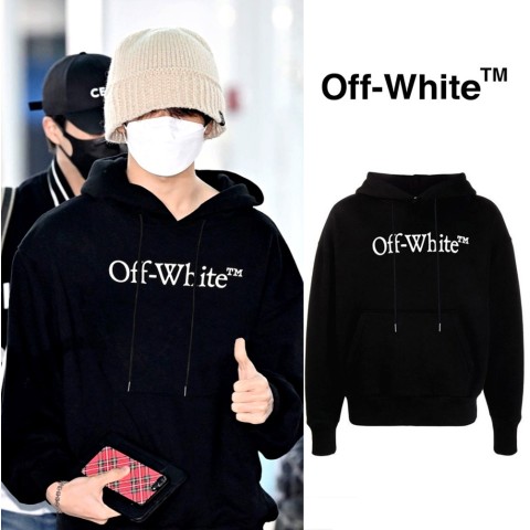 OFF WHITE 오프화이트 bookish 커플 후드티