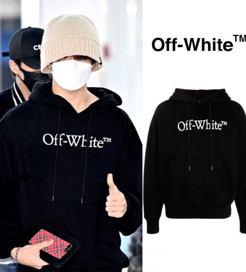 OFF WHITE 오프화이트 bookish 커플 후드티