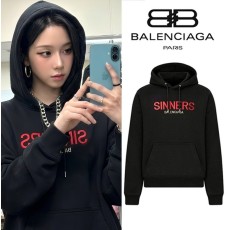 발렌시아가 시너스 커플 후드 티셔츠