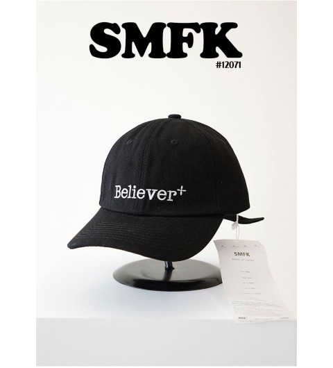 SMFK 블랙 BELIEVER 빌리버 베이스 볼캡