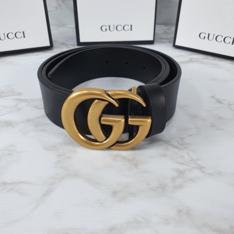 GUCCI 구찌 마몬트 금장 벨트