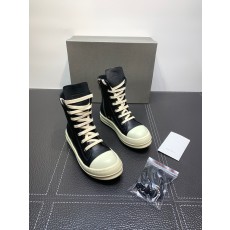 [Rick Owens] 릭 오웬스 라몬즈 레더 LPO 하이탑 스니커즈 -정품급-