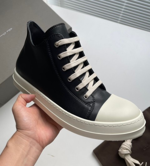 [Rick Owens] 릭 오웬스 라몬즈 레더 로우 스니커즈 (5COLOR)