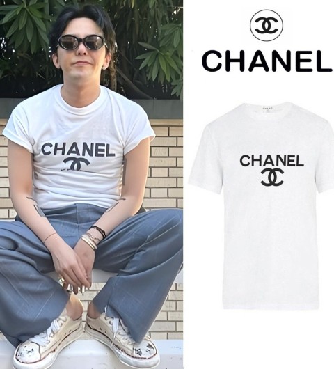 샤넬 CHANEL 클래식 로고 반팔 티셔츠