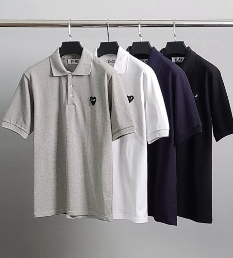 [꼼데가르송] 블랙와펜 PK 반팔 카라티 4color