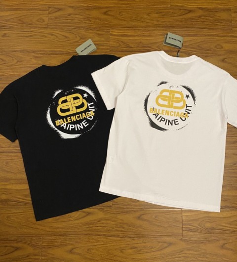 발렌시아가 BB 클래식 로고 서클 스탬프 반팔티셔츠 2color