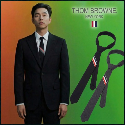 톰브라운 엔지니어 스트라이프 울 넥타이  - 2 Color