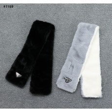 프라다 삼각로고 퍼 머플러 - 2 Color
