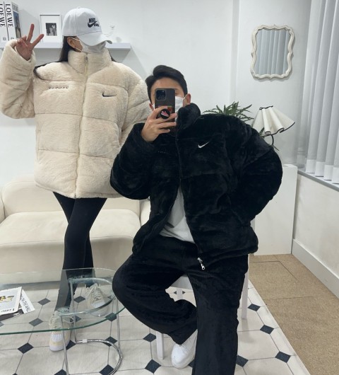 나이키 밍크 패딩 2color