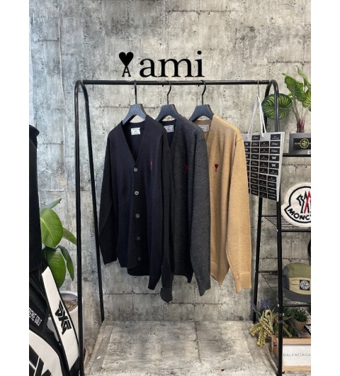 AMI 아미 하트 가디건 3color