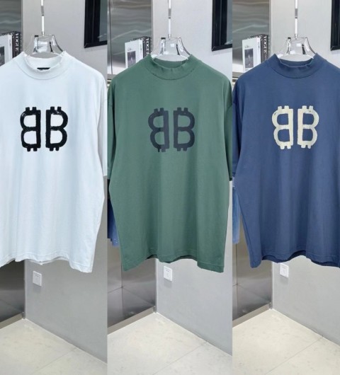 발렌시아가 25시즌 BB로고 반팔티 - 3 Color