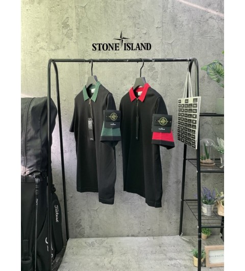 스톤아일랜드 와팬배색PK 하프카라 4 (4color)