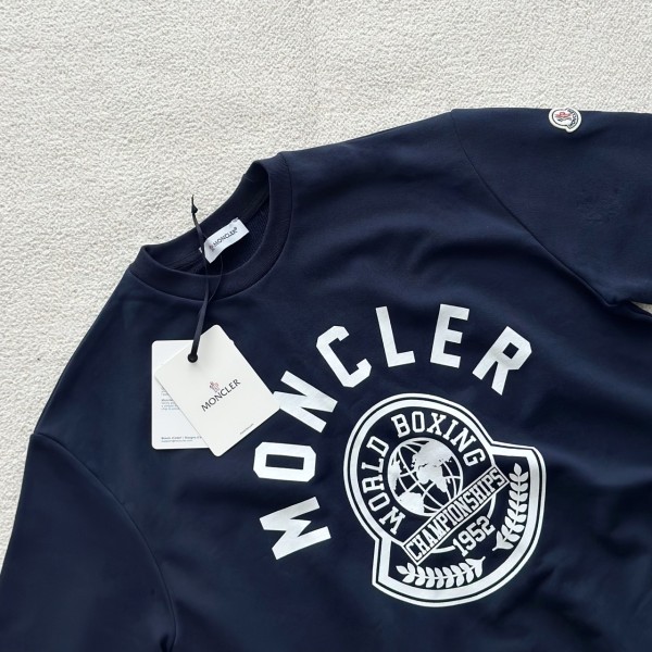 몽클레어 챔피언쉽 로고 패치 스웨트 셔츠-레플리카 사이트 쇼핑몰