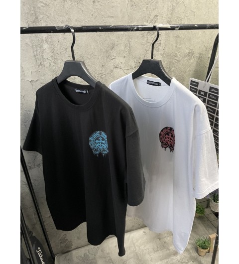 크롬하츠 컬러프린팅 워싱티3 (2color)