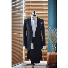 구찌 2025S/S 수입 프리미엄 (쿨맥스) 수트 정장 -블랙-