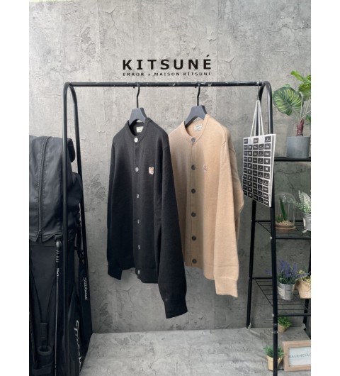 메종키츠네 라운드 가디건 2color