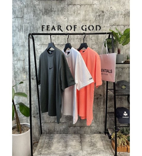 피어오브갓 자수 피그먼트 반팔티 3color