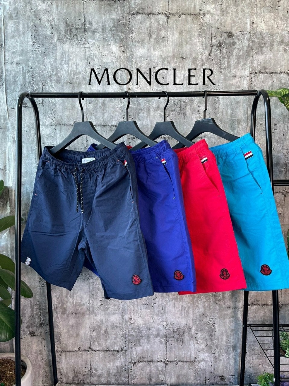 몽클레어 와팬로고 비치팬츠 (5color)