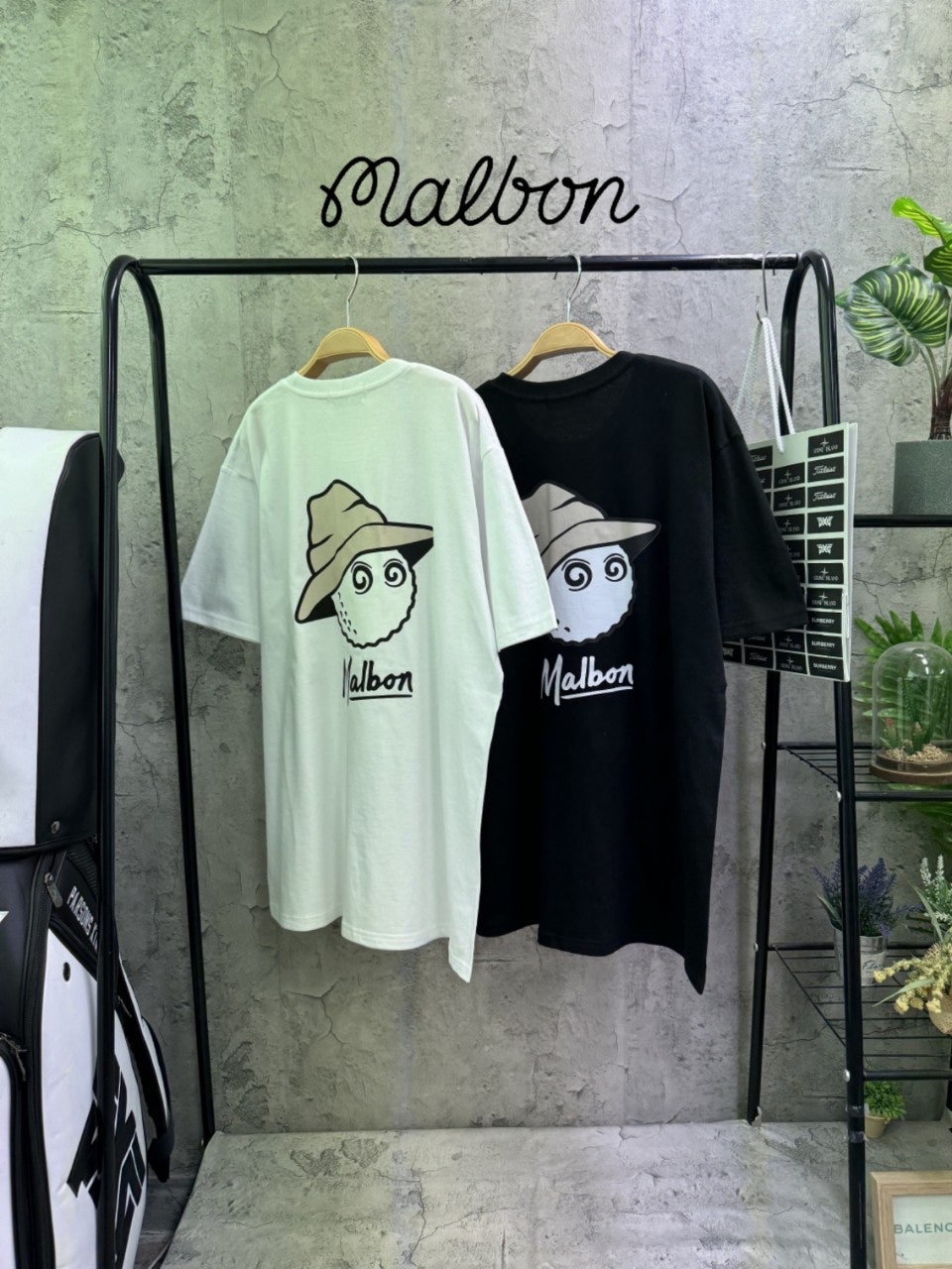 말본 벙거지 반팔티 (2color)