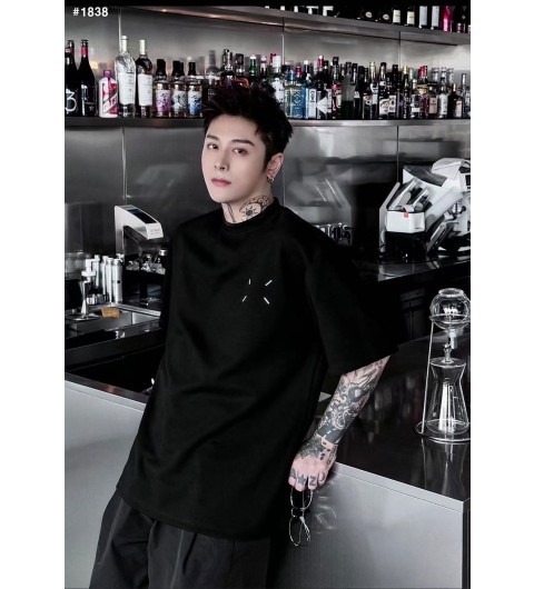 메종 마르지엘라 스티치 로고 반팔티