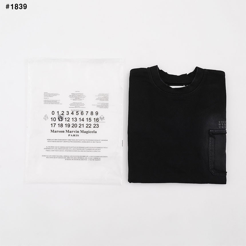 메종 마르지엘라 포켓 로고 반팔티