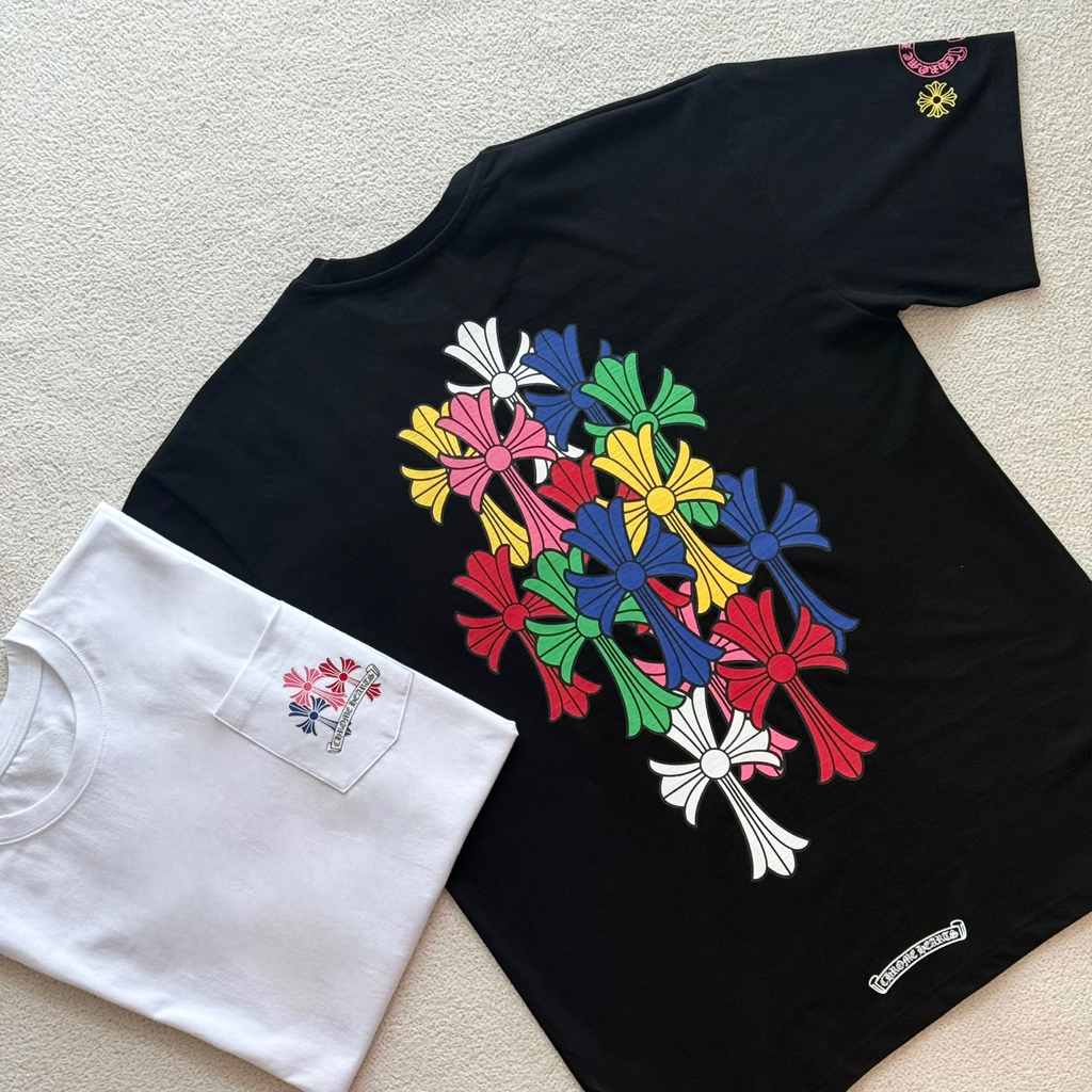 크롬하츠 멀티 크로스 세메터리 반팔 (2color)