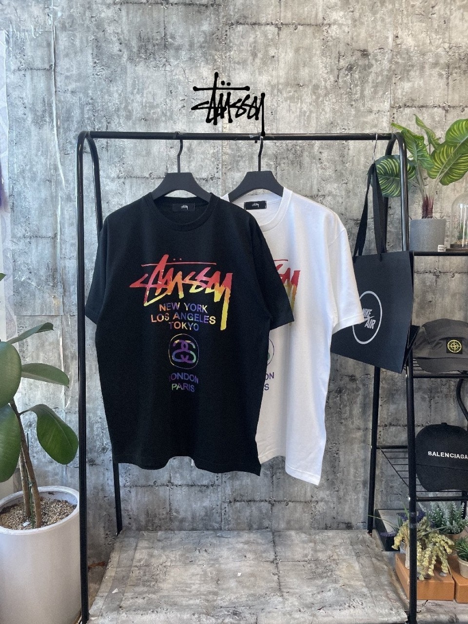 스투시 컬러 반팔티 2color