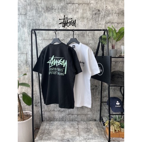 스투시 마켓로고2 반팔티 2color