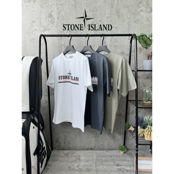 스톤아일랜드 핑키 로고 반팔티 (3color)-레플리카 사이트 쇼핑몰