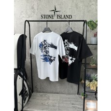 스톤아일랜드 크랙 로고 반팔티 (2color)