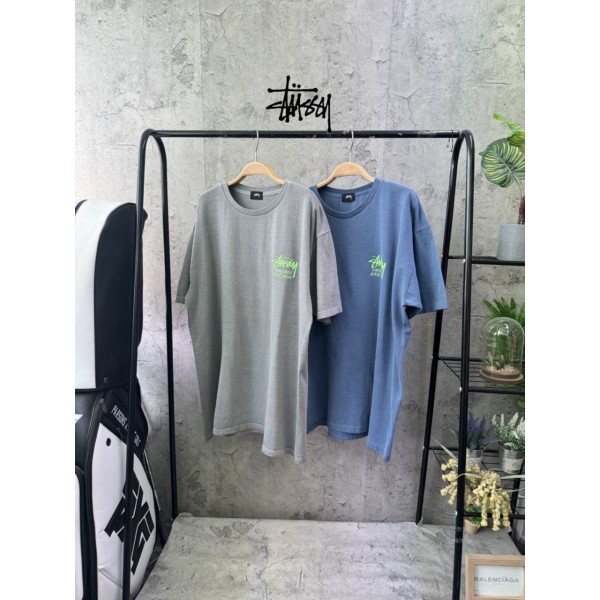 스투시 민트로고 피그먼트 반팔티 (2color)-레플리카 사이트 쇼핑몰