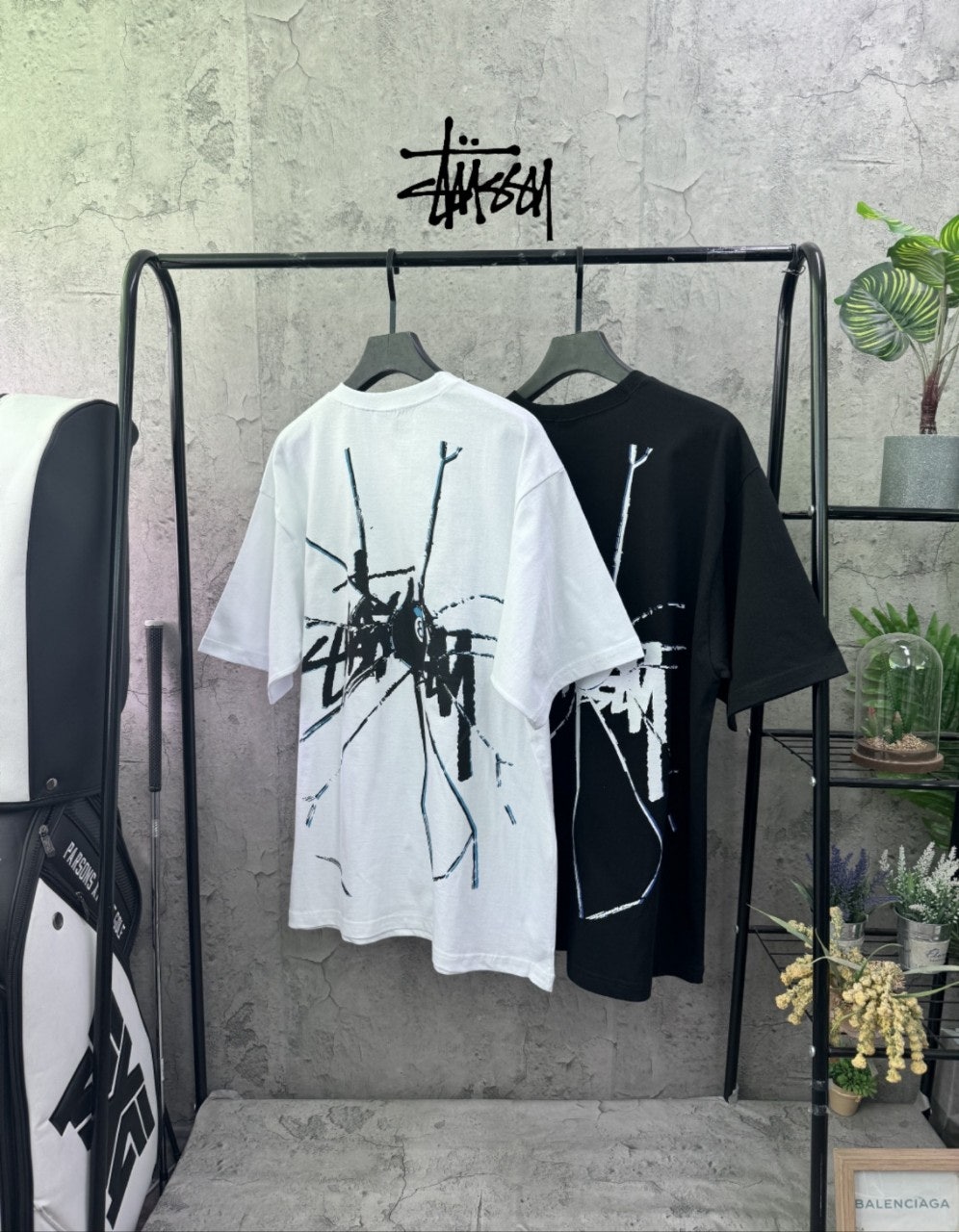 스투시 스파이더 반팔티 (2color)