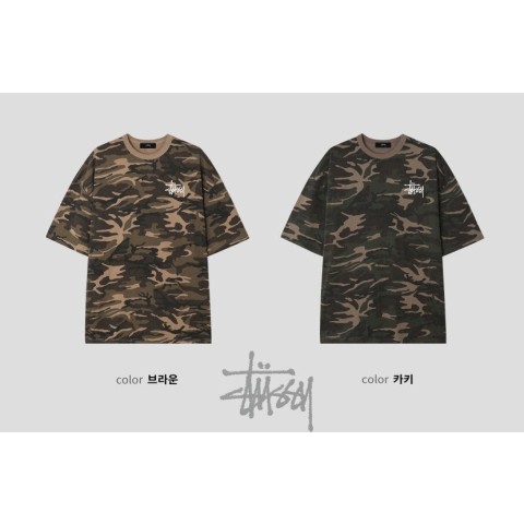 스투시 밀리터리 오버핏 반팔 (2color) -20300