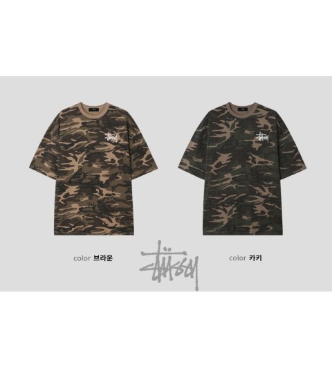 스투시 밀리터리 오버핏 반팔 (2color) -20300