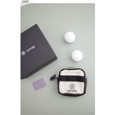 지포어 남여공용 스퀘어 벨트 볼 파우치 가방