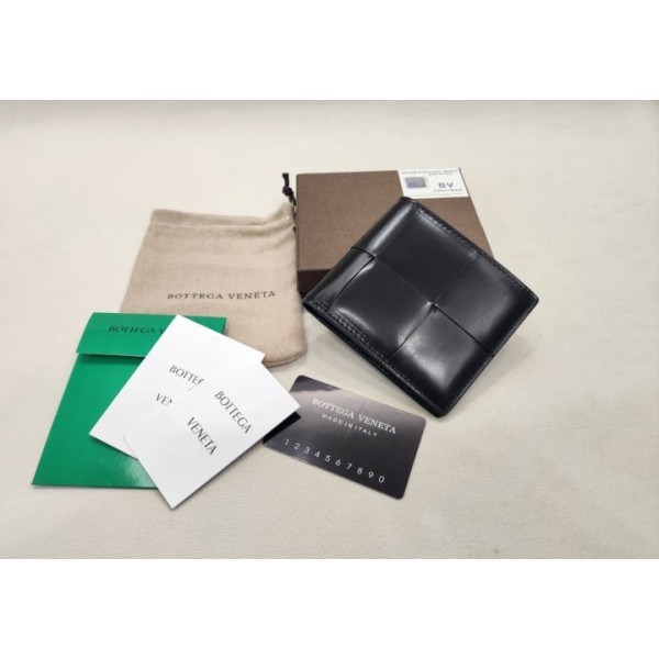 보테가베네타 반지갑 6388-53 유광 블랙-레플리카 사이트 쇼핑몰