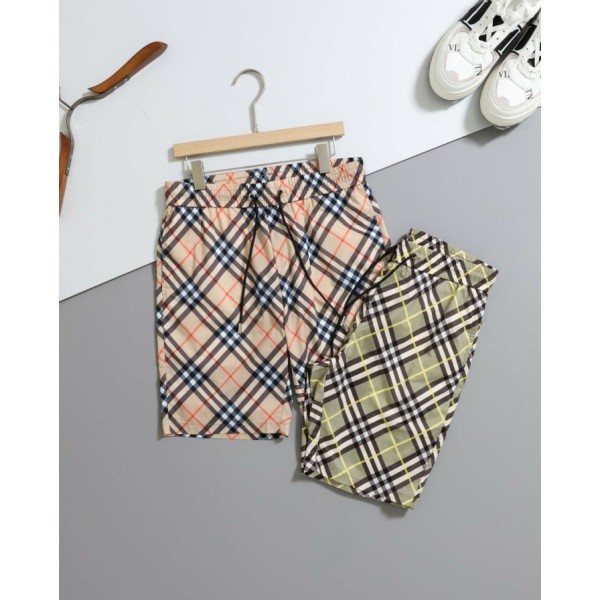 버버리 체크패턴 실키 쇼트팬츠 - 2 Color-레플리카 사이트 쇼핑몰