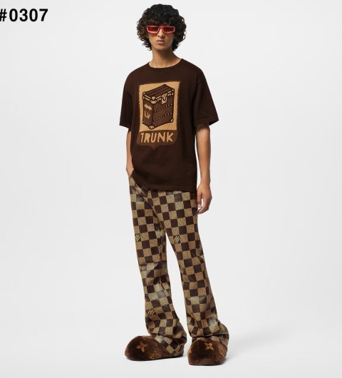 루이비통 X 퍼렐 인타르시아 트렁크 니트 반팔티