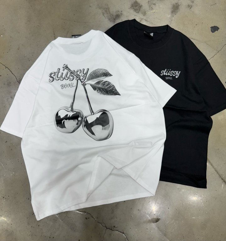 스투시 체리 반팔 (2color)