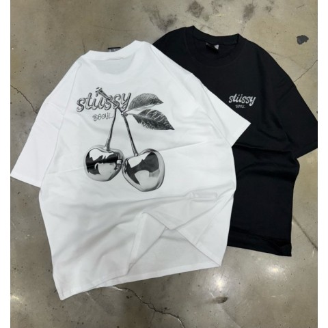 스투시 체리 반팔 (2color)