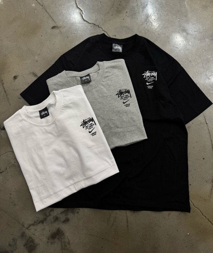 나이키 X 스투시 자수 반팔 (3color)