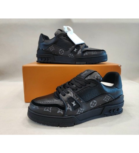 루이비통 LV 트레이너 스니커즈 고급버전 - 블랙