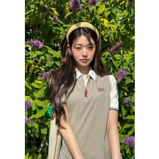 미우미우 여성 장원영 피케 원피스