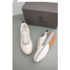 브루넬로 쿠치넬리 남성 로우탑 스니커즈